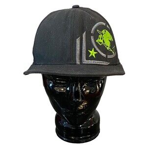 NEW ERA 9FIFTY Metal Mulisha Snapback Hat Cap Adult One Size Black Green Skull